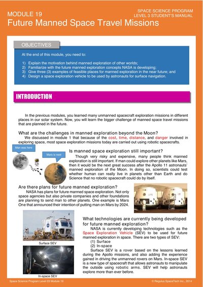 SSP 14-15 Level 3 Module M19
