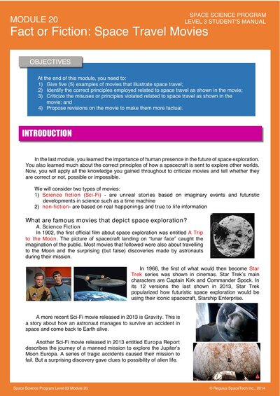 SSP 14-15 Level 3 Module M20